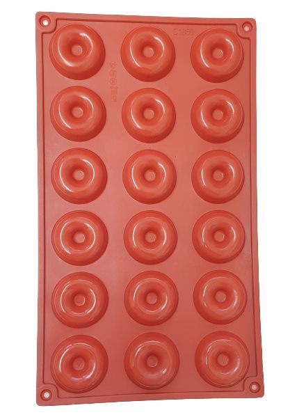 תבנית סיליקון למיני דונאטס