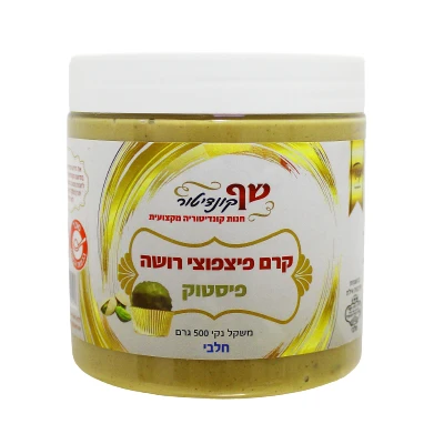 קרם רושה פיצפוצי פיסטוק חלבי 500 גר' בד"ץ