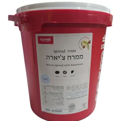 ממרח קינדר לבן-צ'ארה 5 קילו חלבי בד"ץ העד"ח