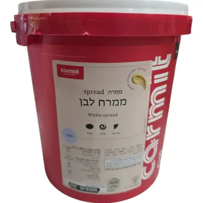 ממרח לבן 5 קילו חלבי בד"ץ העד"ח