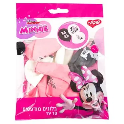 בלון GS90 מודפס מיני מאוס קלאסי - 10 יח