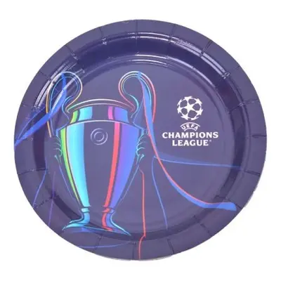 צלחות נייר 20 סמ 8 יח-ליגת האלופות