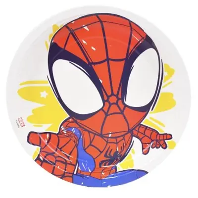 צלחות 23 סמ עגולות 8 יח-ספיידי