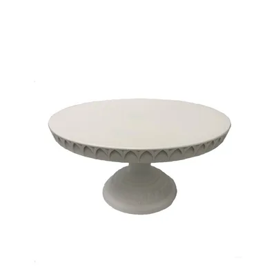 מעמד פלסטיק לעוגה- לבן