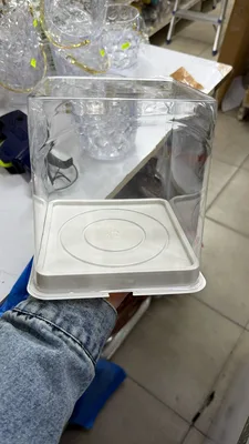 קפ' פלסטיק שקופה לעוגה בנטו 10 יח'