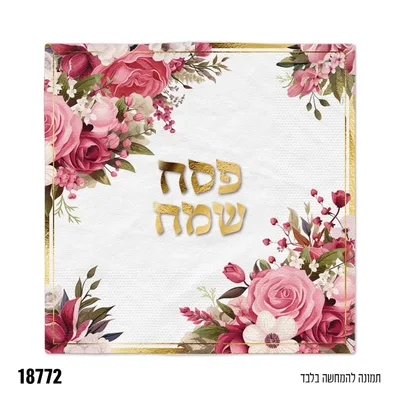 מפית פסח שמח * 16 יח