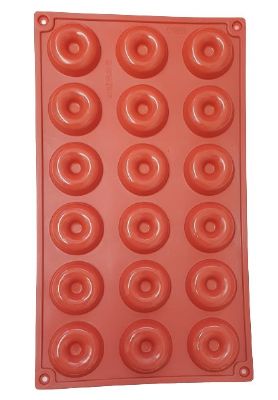 תבנית סיליקון למיני דונאטס