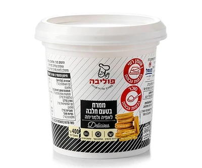 ממרח בטעם חלבה 400 גר העדה החרדית