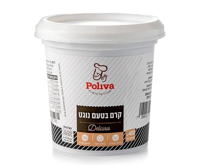 קרם בטעם נוגט 400 גר' העדה החרדית פרווה